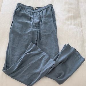 Madewell Silky Blue Trouser Pant